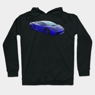 Lamborghini - Blue - Exotic Cars Hoodie